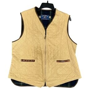 Bills Khakis Vest Mens‎ L Quilted Canvas Outdoor Workwear Utility Hunting USA